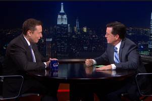 Elon Musk tells Stephen Colbert his wild plans for cars, jetpacks, and wireless charging